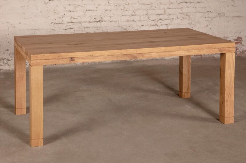 Stół drewniany rozkładany dębowy VALCUM • VratislaviaMeble
