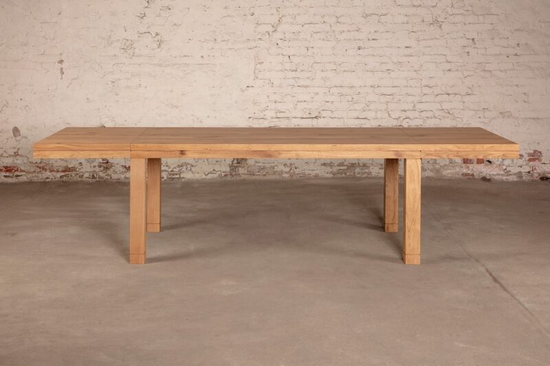 Stół drewniany rozkładany dębowy do salonu VALCUM • VratislaviaMeble